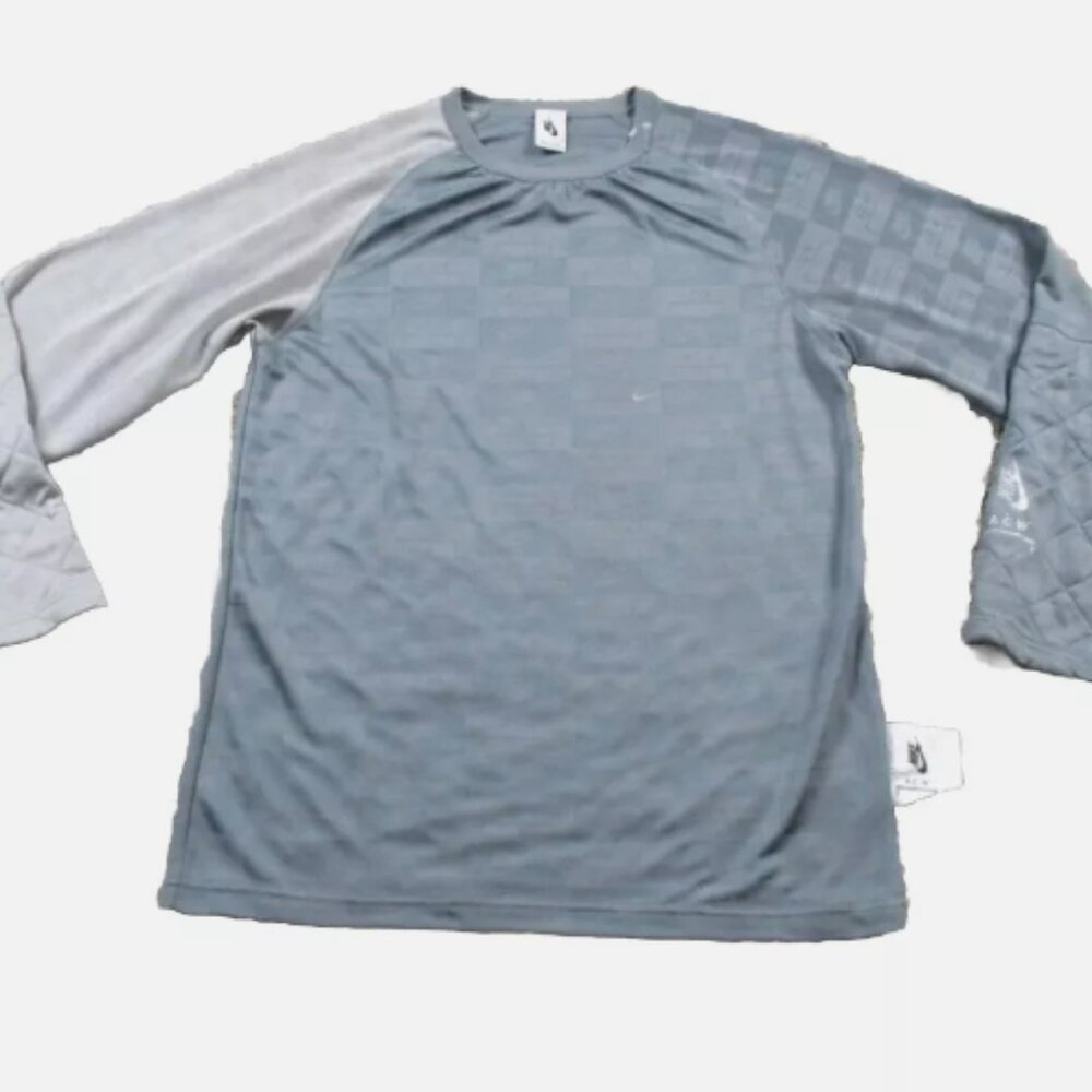 Nike x ACW Jersey Dual Tone Concrete Slab Grey Mens Size Small Rare